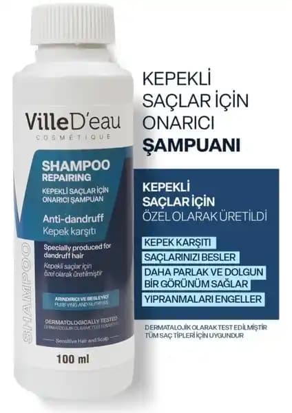 VilleD'eau Kepekli Saçlar İçin Onarıcı ve Arındırıcı Vegan Şampuan İncelemesi