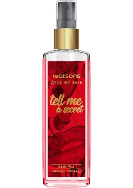 Watsons Tell Me A Secret Vücut Spreyi: Enerjik ve Tatlı Kokusu ile Günlük Kullanım İçin Ideal