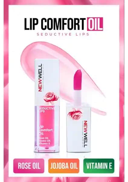 Well Lip Comfort Oil Dudak Bakım Yağı: Doğal İçeriklerle Nemlendiren ve Hafif Renk Veren Dudak Bakımı Ürünü
