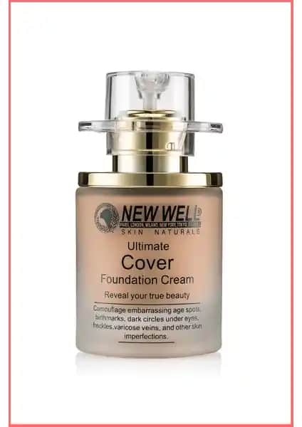 Well Profesyonel Ultra Yoğun Kapatıcı Porselen Fondöten: Doğal ve Pürüzsüz Cilt İçin Günlük Kullanım