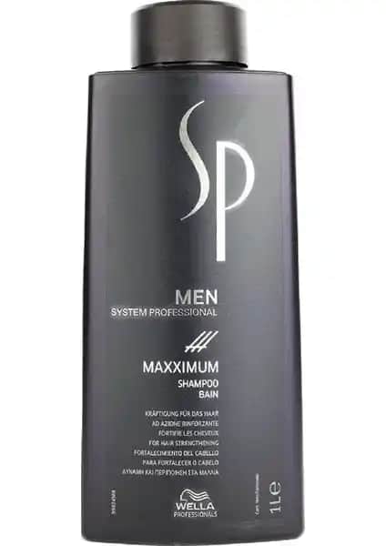 Wella Sp Men Maxximum Dökülme Önleyici Şampuan Erkekler İçin Güçlü ve Etkili Saç Bakım Ürünü