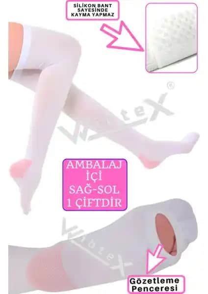 Wibtex Ameliyat Çorabı Diz Üstü Anti-Emboli: Güvenli ve Konforlu Sağlık Destek Ürünü