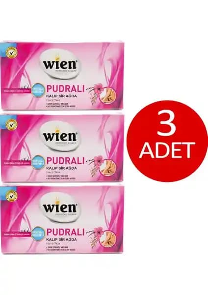 Wien Kalıp Sir Ağda Pudralı 3'lü: Hassas Ciltler İçin Etkili ve Konforlu Ağda Deneyimi