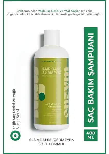Yağlı Saçlar ve Saç Derisi İçin Enzim Cosmetics Şampuanı İncelemesi