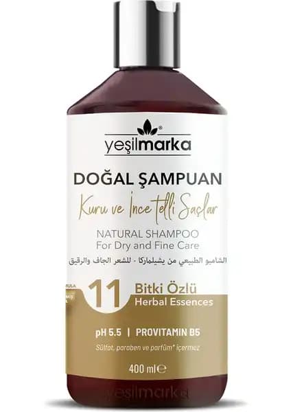 Yeşilmarka Doğal Şampuan Kuru ve İnce Telli Saçlar İçin Sağlıklı ve Doğal Bir Çözüm