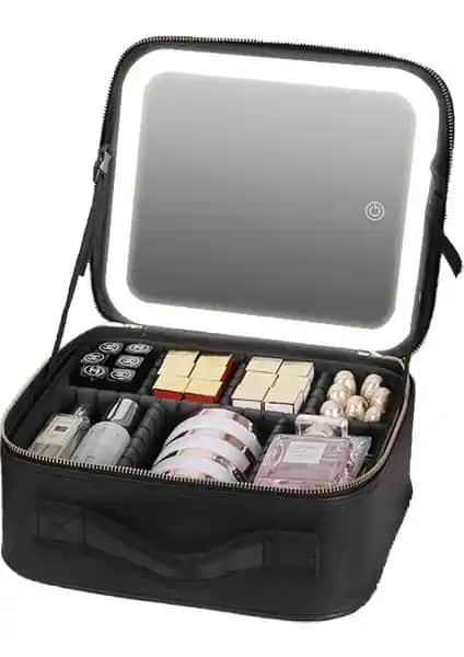 Yongtai Yukun Makaj Çantası: LED Ayna ve Pratik Depolama Özellikleriyle Günlük Kullanım ve Seyahat İçin Uygun