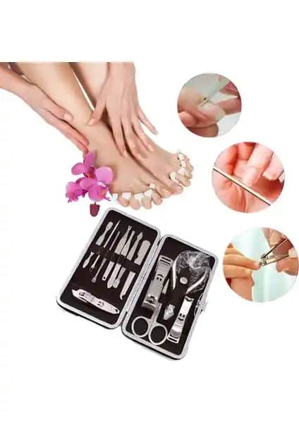 Yopigo Manikür Pedikür Seti: Profesyonel Kalitede 13 Parça ile Evde Bakım