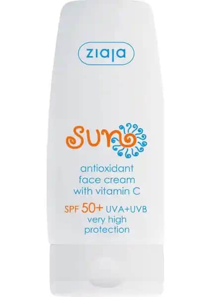 Ziaja Antioxidant Yüz Kremi SPF 50+ C Vitamini ile Güçlendirilmiş Koruma ve Cilt Bakımı