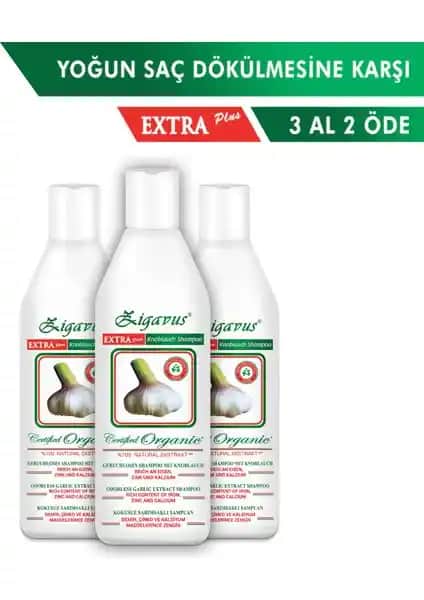 Zigavus Extra Plus Sarımsaklı Şampuan ile Saç Dökülmesine Karşı Güçlü Koruma ve Sağlıklı Saçlar
