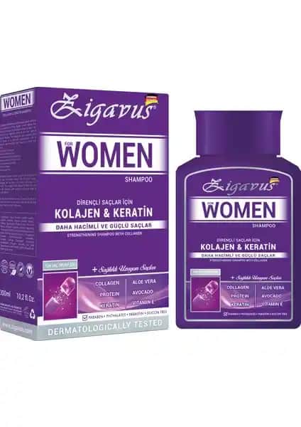 Zigavus Kadınlar İçin Doğal İçerikli Şampuan Saç Sağlığını Destekler ve Günlük Bakım İçin Uygundur
