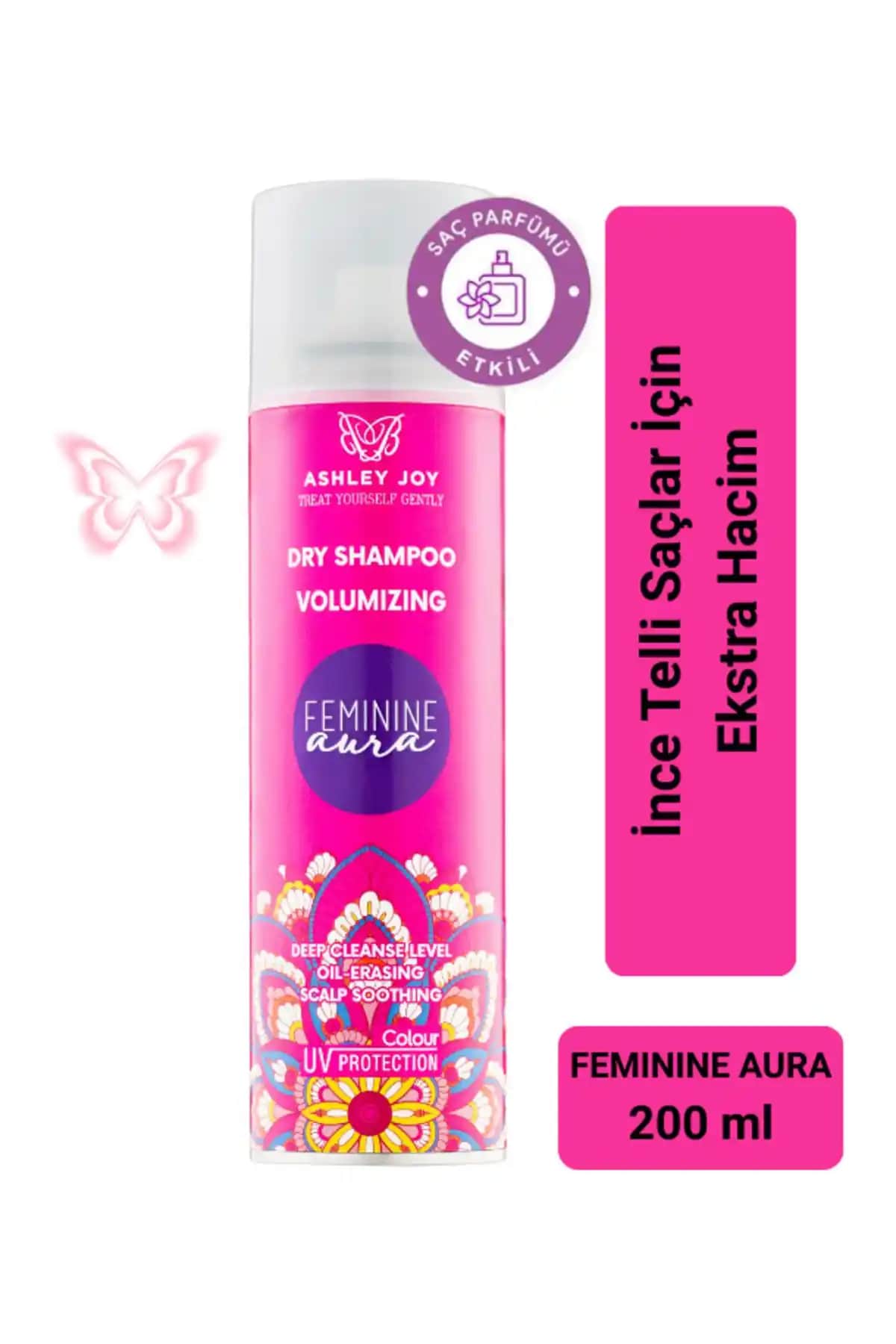 Ashley Joy Feminine Aura Kuru Şampuan ile Yağlı Saçlara Hacim ve Ferahlık Kazandırın