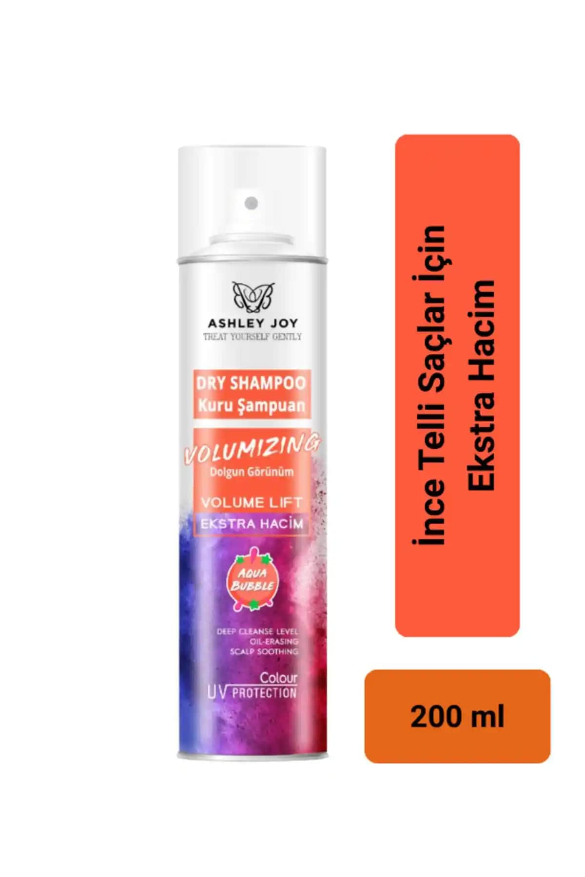 Ashley Joy UV Koruma ve Hacim Veren Kuru Şampuan ile Doğal Saçlarınıza Canlılık Katın