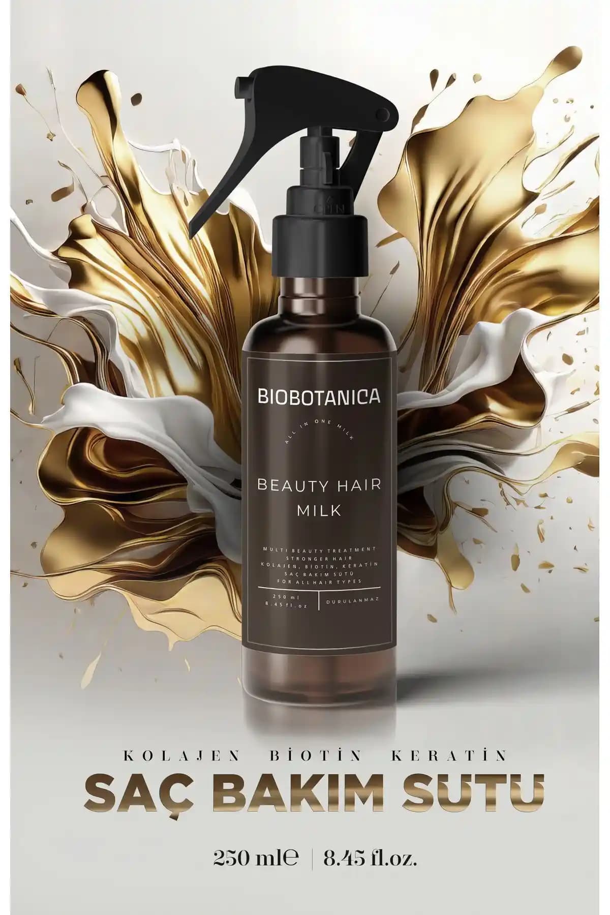 Biobotanica Keratin Kolajen Biotin Saç Bakım Sütü: Saç Sağlığını Destekleyen Doğal Formül