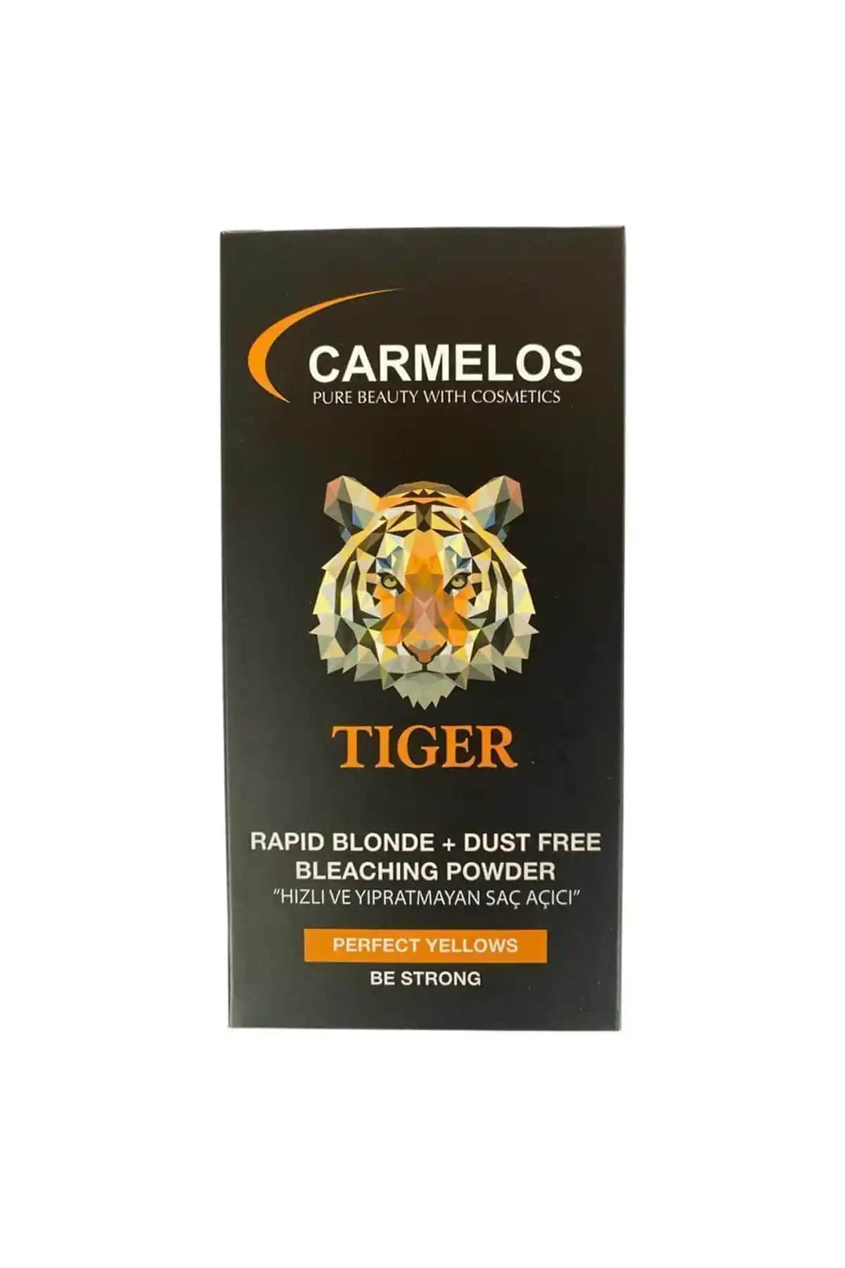Carmelos Tiger Gri Renk Toz Açıcı ve Oksidan Seti Saç Açma ve Güvenli Kullanım