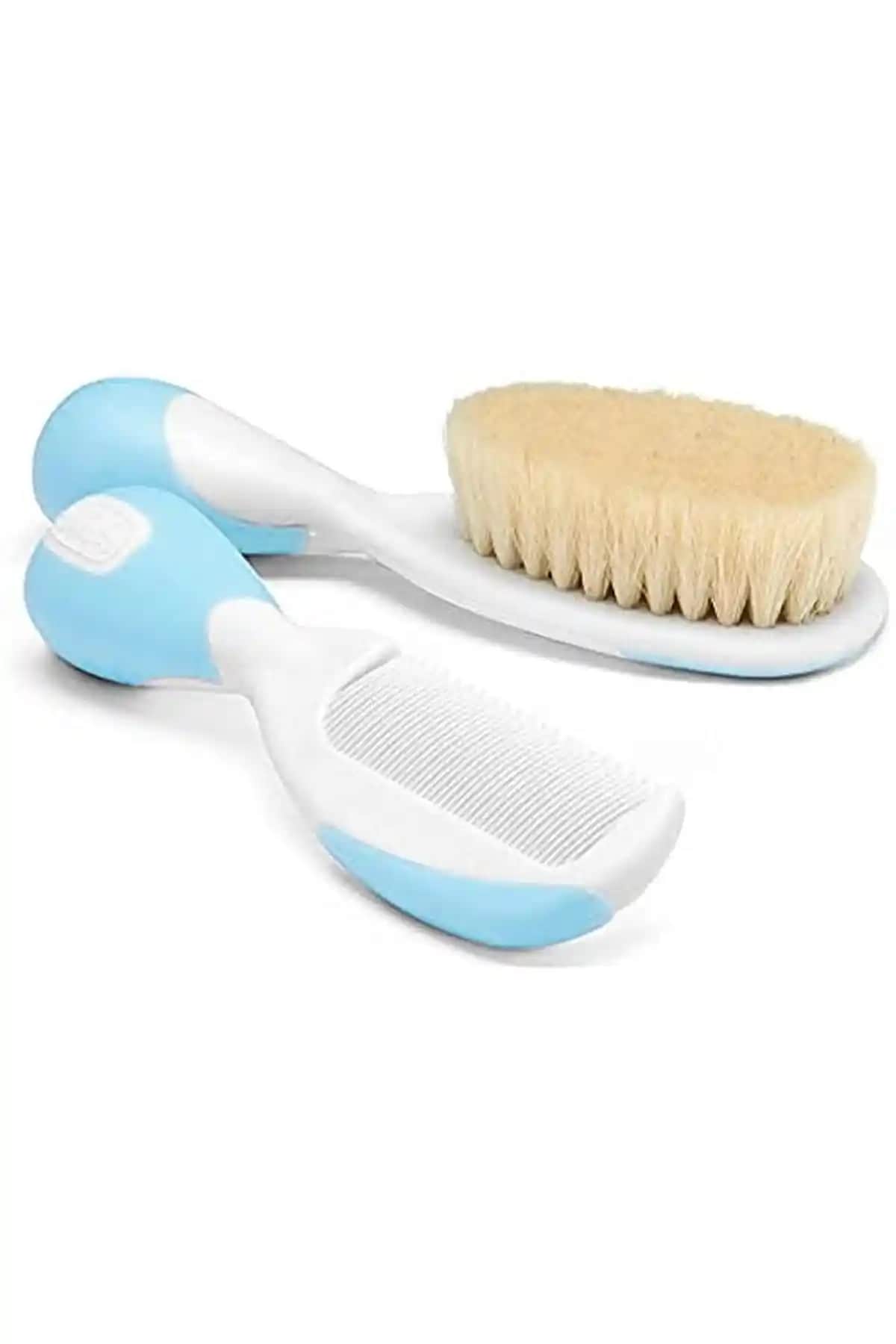 Chicco Unisex Bebek Fırça ve Tarak Seti Güvenli ve Nazik Bebek Bakım Ürünü