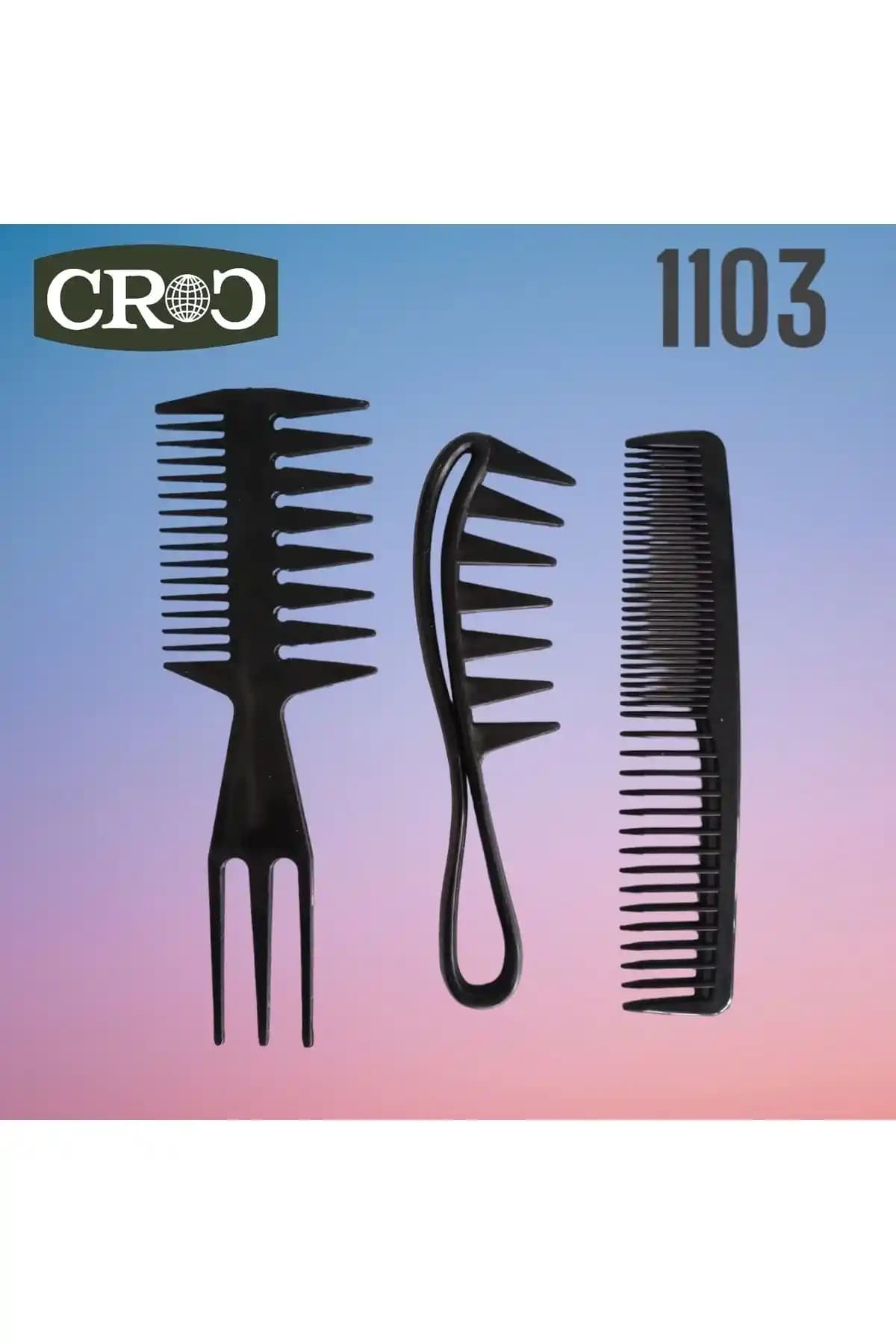 Croc 1103 Şekillendirici Tarak Seti: Pratik ve Etkili Saç Şekillendirme Çözümü