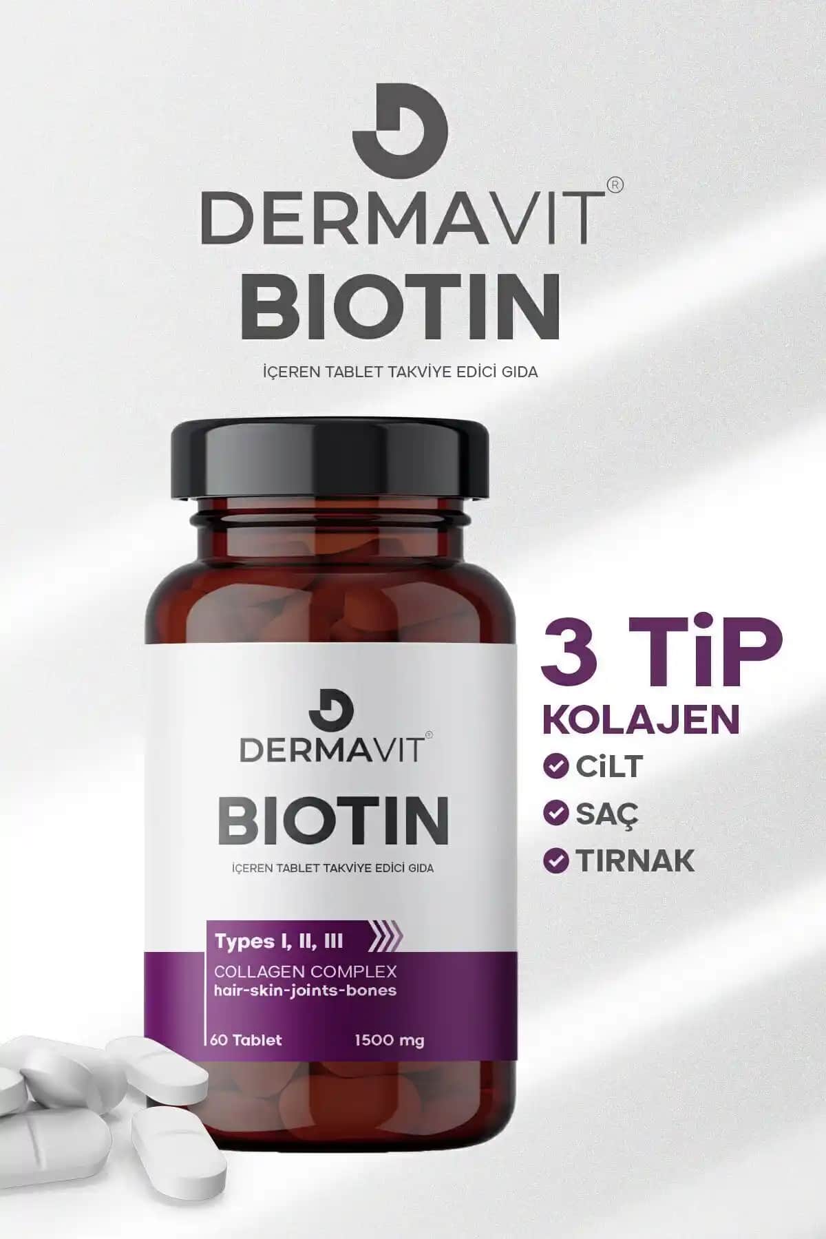 Dermavit Güçlü Biotin 5000 Mg ile Saç ve Tırnaklar İçin Sağlıklı Destek Çözümü