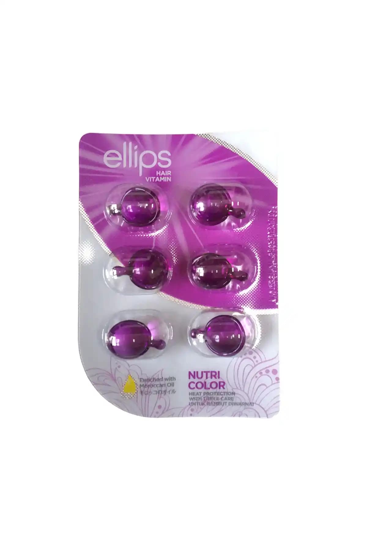 Ellips Nutri Color Boyalı Saç Vitamini ile Renkli ve Açık Saçlar İçin Güçlü Bakım