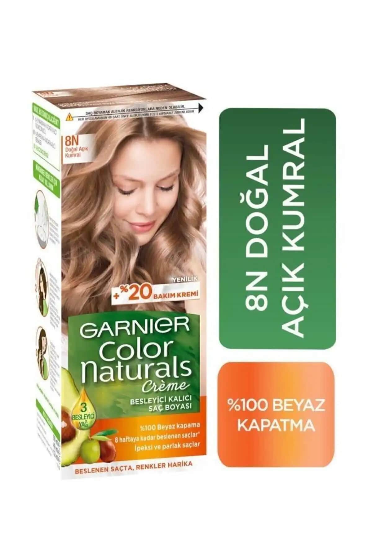 2025'te Garnier Color Naturals 8N ile Saçlarınızda Doğal Renk Devrimi