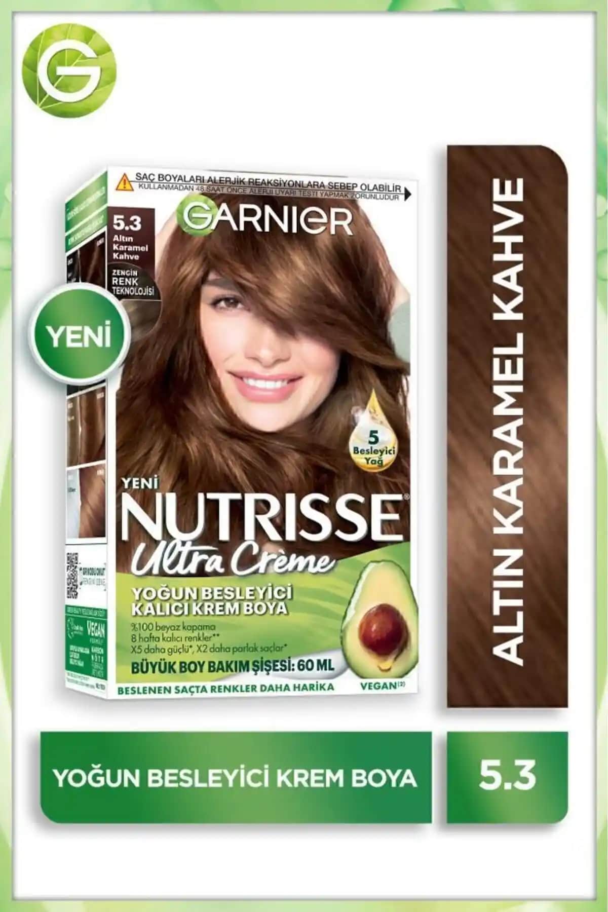 2025'te Garnier Nutrisse 5.3 Altın Karamel Kahve ile Saçınıza Sıcaklık Katın