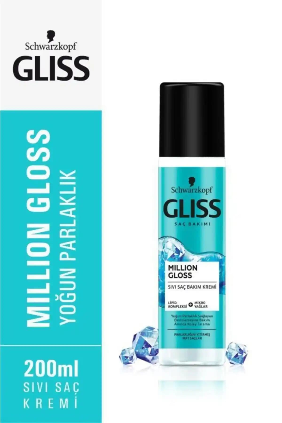 Gliss Million Gloss Yoğun Parlaklık Veren Durulanmayan Saç Kremi İncelemesi ve Kullanıcı Yorumları
