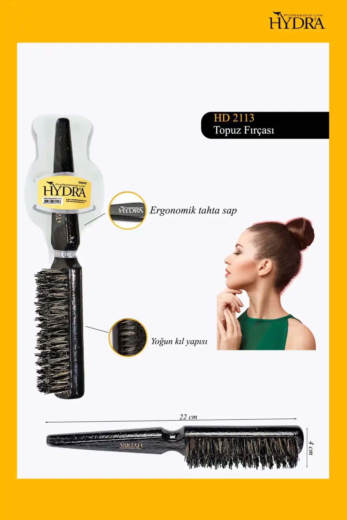 Hydra HD-2113 Saç Fırçası ile Profesyonel ve Kolay Saç Şekillendirme Deneyimi