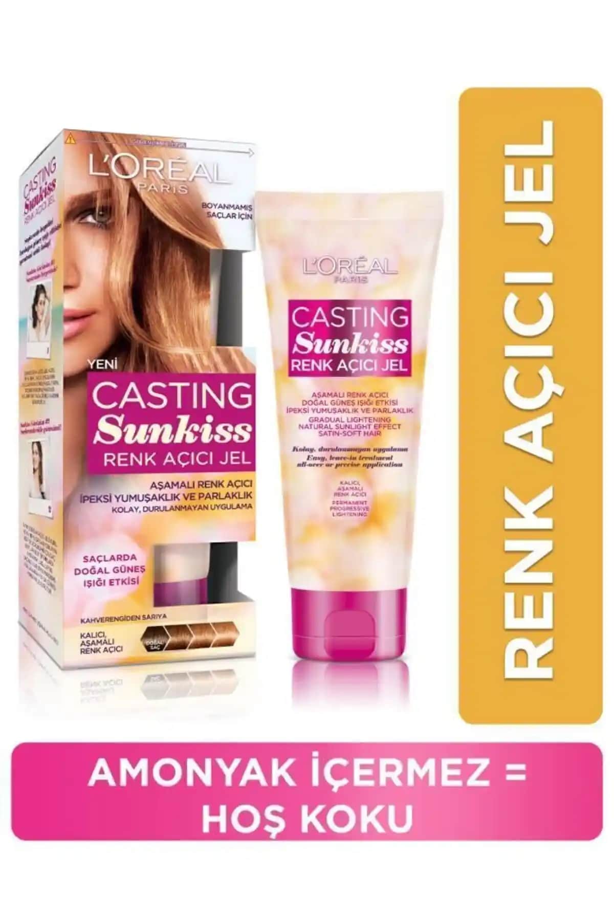L'Oreal Paris Casting Sunkiss Jelly Saç Aydınlatıcı Doğal ve Kalıcı Güneş Işığı Etkisi