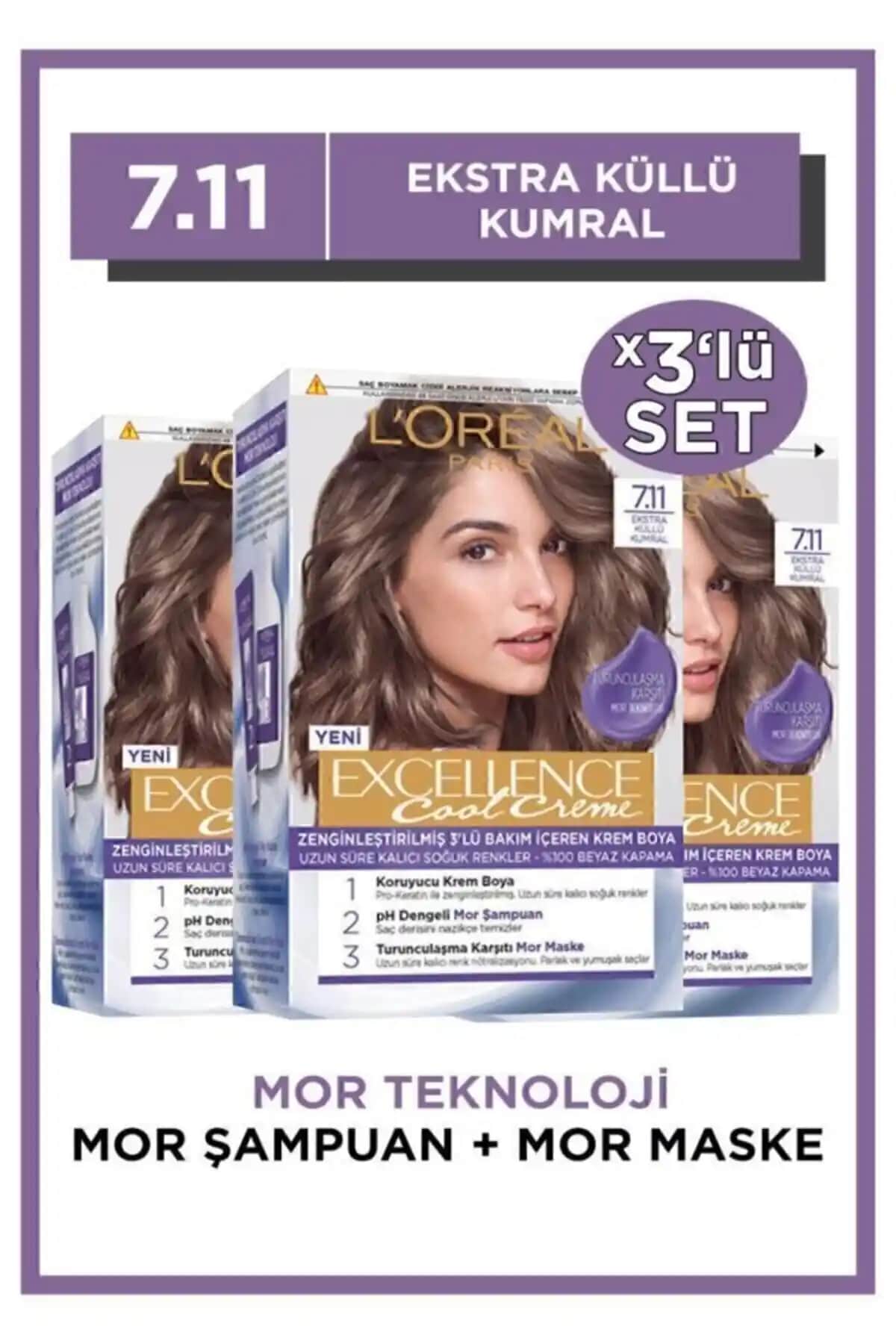 2025'te L'Oreal Excellence 7.11 Ekstra Küllü Kumral ile Saçınızda Soğuk Dokunuş
