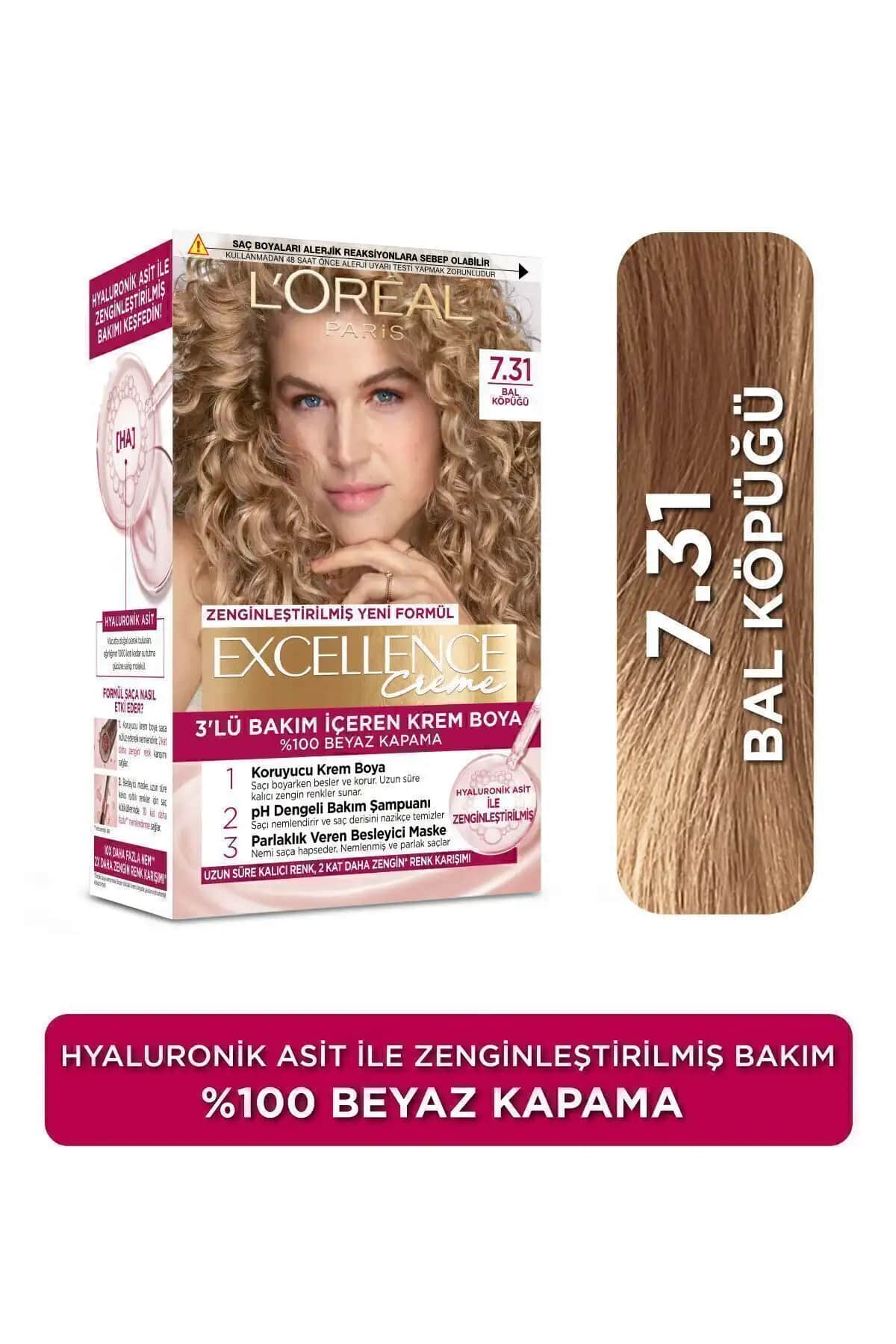 2025'te L'Oréal Paris Excellence Creme 7.31 Bal Köpüğü ile Saçlarınızda Devrim