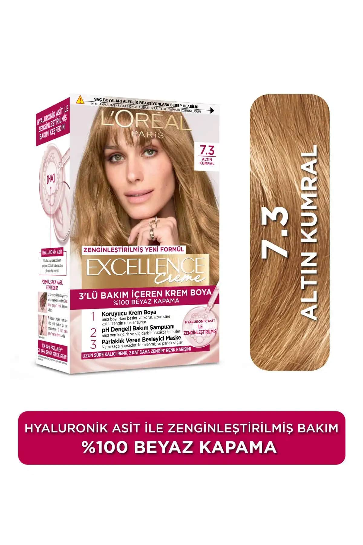 2025'te L'Oreal Paris Excellence Creme 7.3 Kumral Dore ile Saçlarınızda Devrim