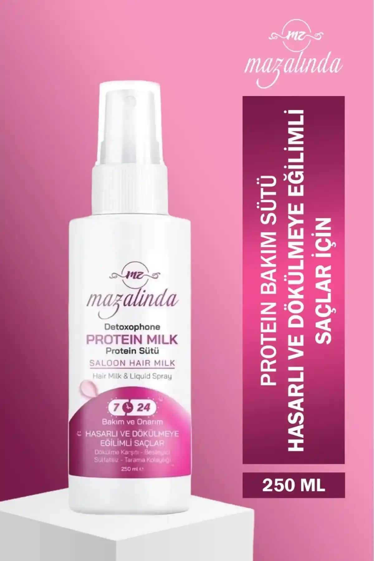 Mazalinda Saç Bakım Protein Sütü ile Saçlarınızı Güçlendirin ve Parlaklaştırın