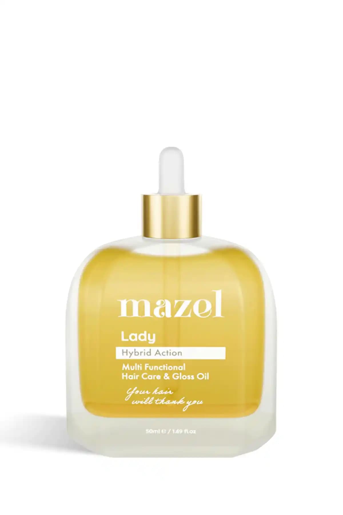 MAZEL Lady Saç Bakım Yağı ile parlak ve sağlıklı saçlara ulaşın