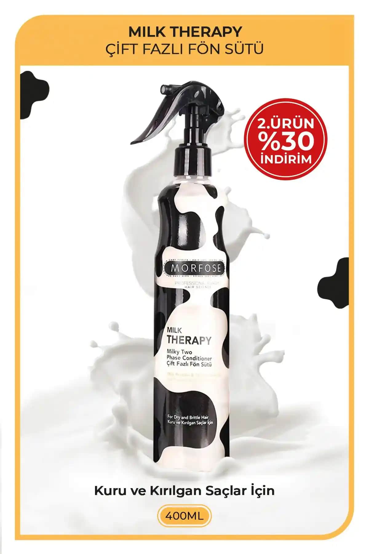 Morfose Milk Therapy Çift Fazlı Fön Sütü: Saçlara Güç ve Parlaklık Katan Yenilikçi Bakım Ürünü