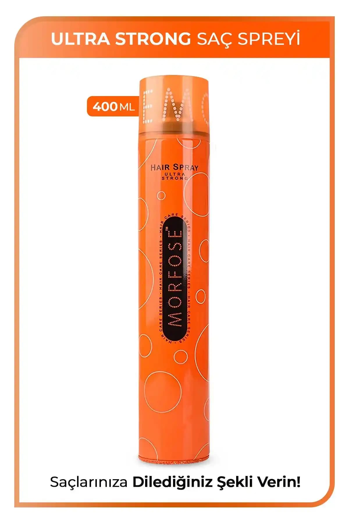 Morfose Saç Spreyi 400 ml: Hacim ve Uzun Süreli Şekil Koruma Özelliği ile Profesyonel Kullanım