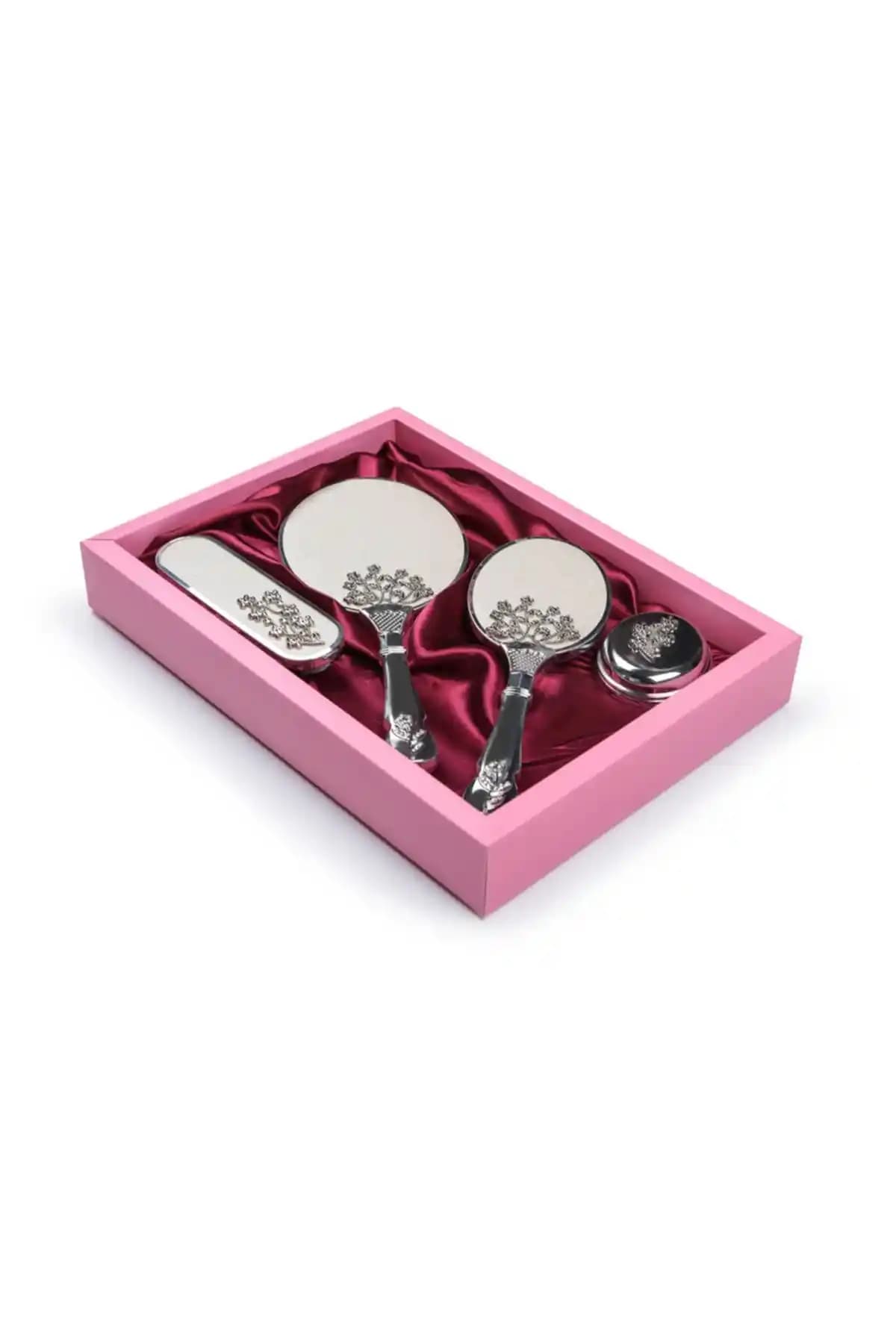 MyBlack Lüks Ayna Tarak Seti: Şıklık ve Kullanım Kolaylığı Sunan Estetik Saç Bakım Ürünü