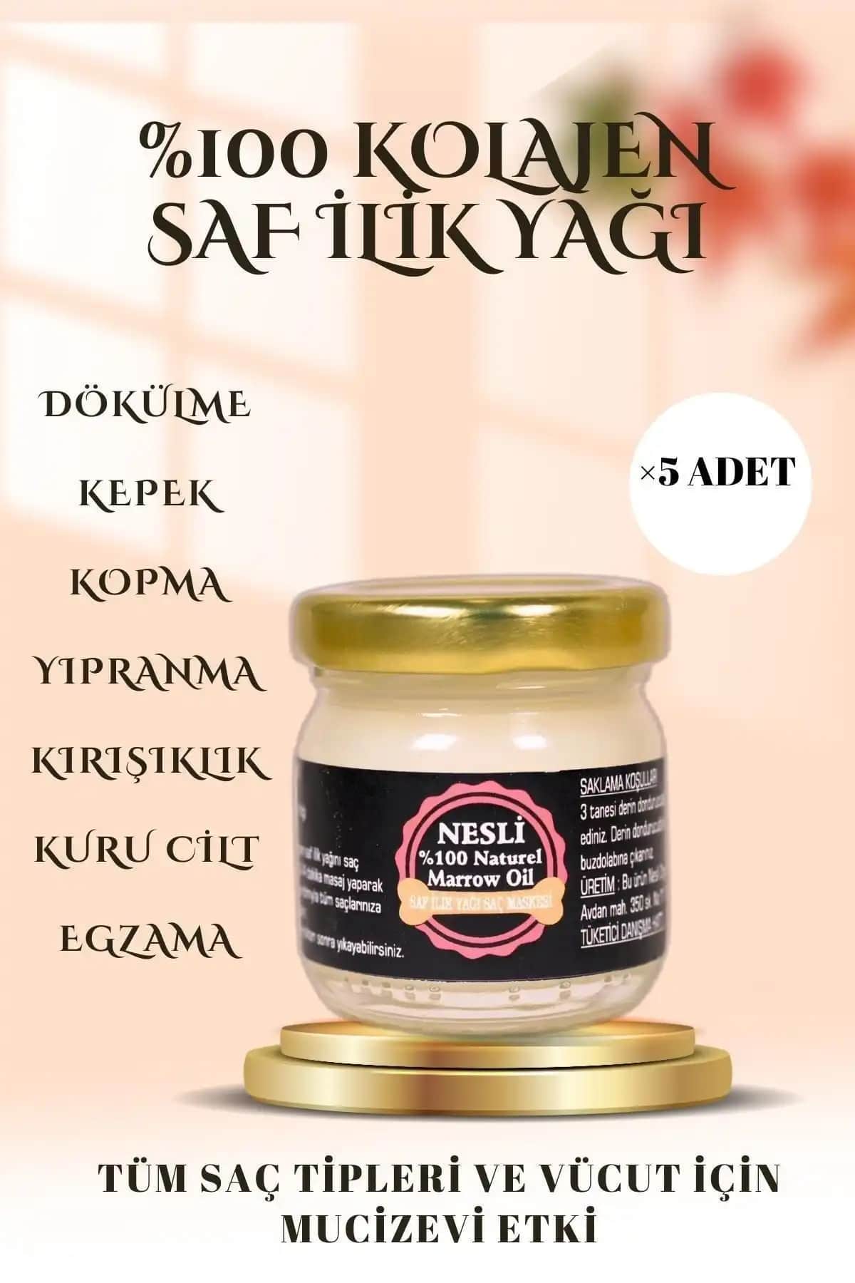 2025'te Saçlarınızda Devrim Yaratacak Nesli Organik Saf İlİk Yağı Maskesi