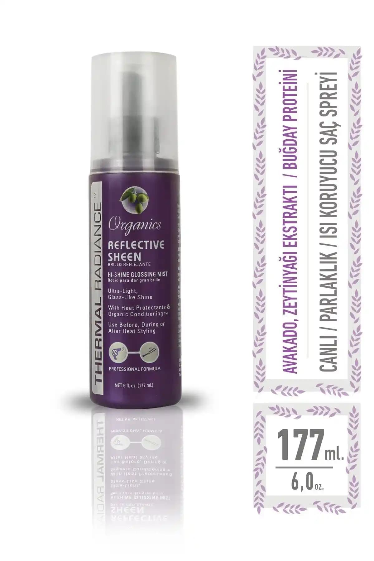 Organics Isı Koruyucu Protein Bakım Spreyi Saçlarınızı Güçlendiren ve Parlatan Çözüm