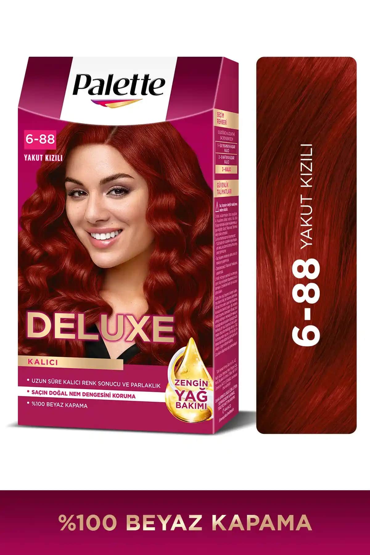 2025'te Palette Deluxe 6-888 Yakut Kızılı ile Saçlarınızda Işıltı ve Güven