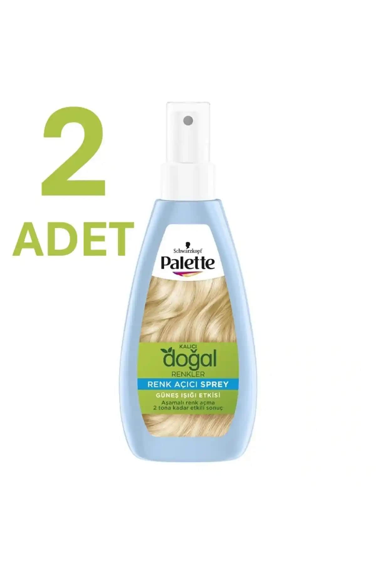Palette Kalıcı Doğal Renkler Renk Açıcı Sprey: Uzun Süreli ve Canlı Saç Renkleri İçin Uygun
