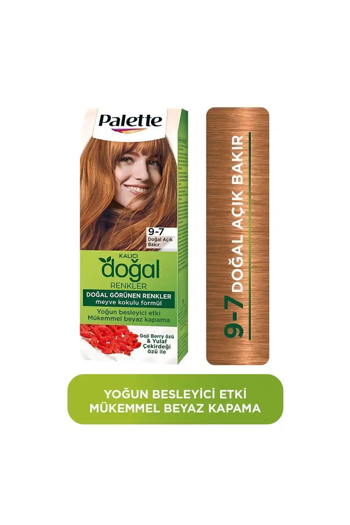 Palette Kalıcı Doğal Renkler Saç Boyası ile Güvenli ve Parlak Saçlara Kavuşun