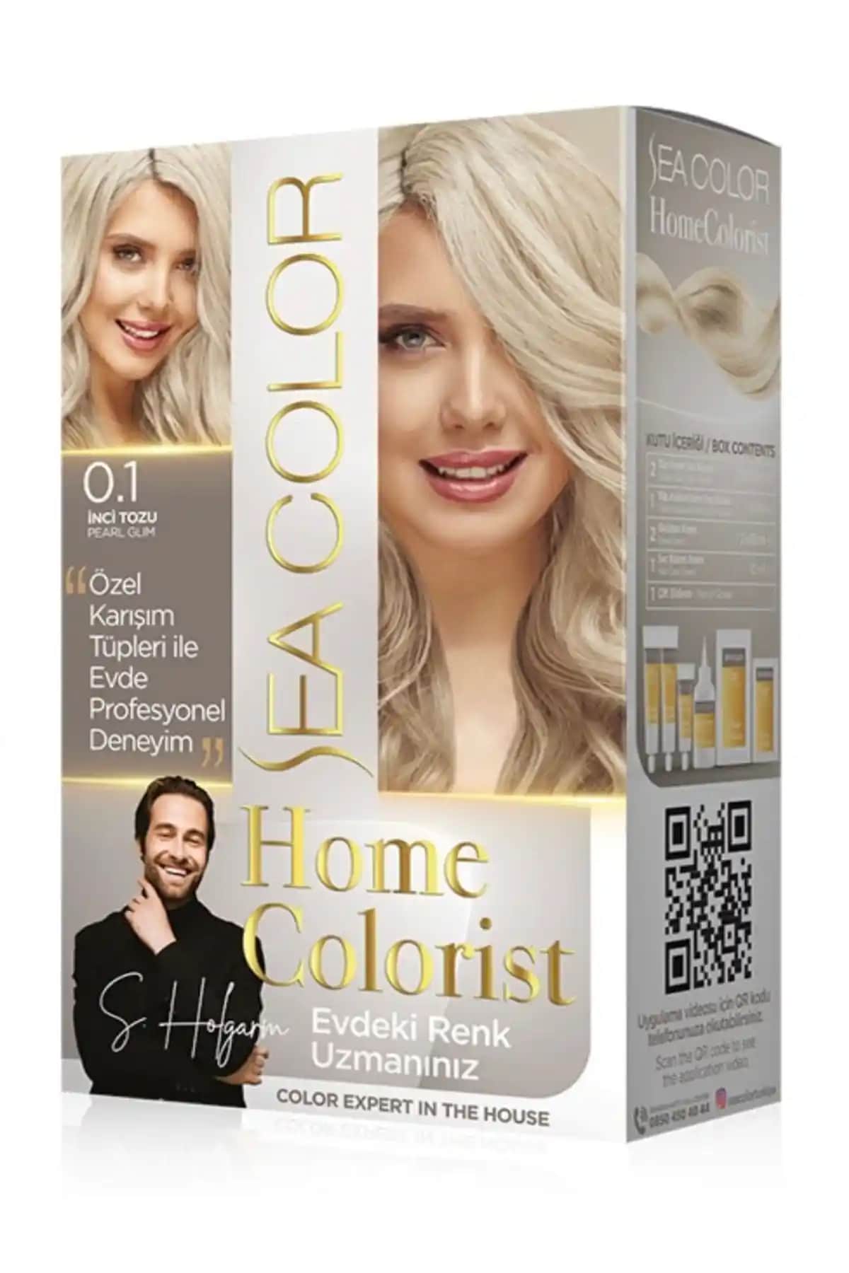 Sea Color Homecolorist 0.1 Inci Tozu Sac Boyası Profesyonel Kalitede Evde Renk Değişimi