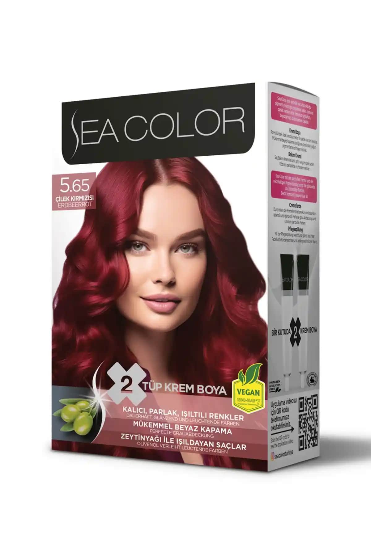 2025'te Sea Color Set 5.65 Çilek Kırmızısı ile Saçlarınızda Canlılık Sırrı