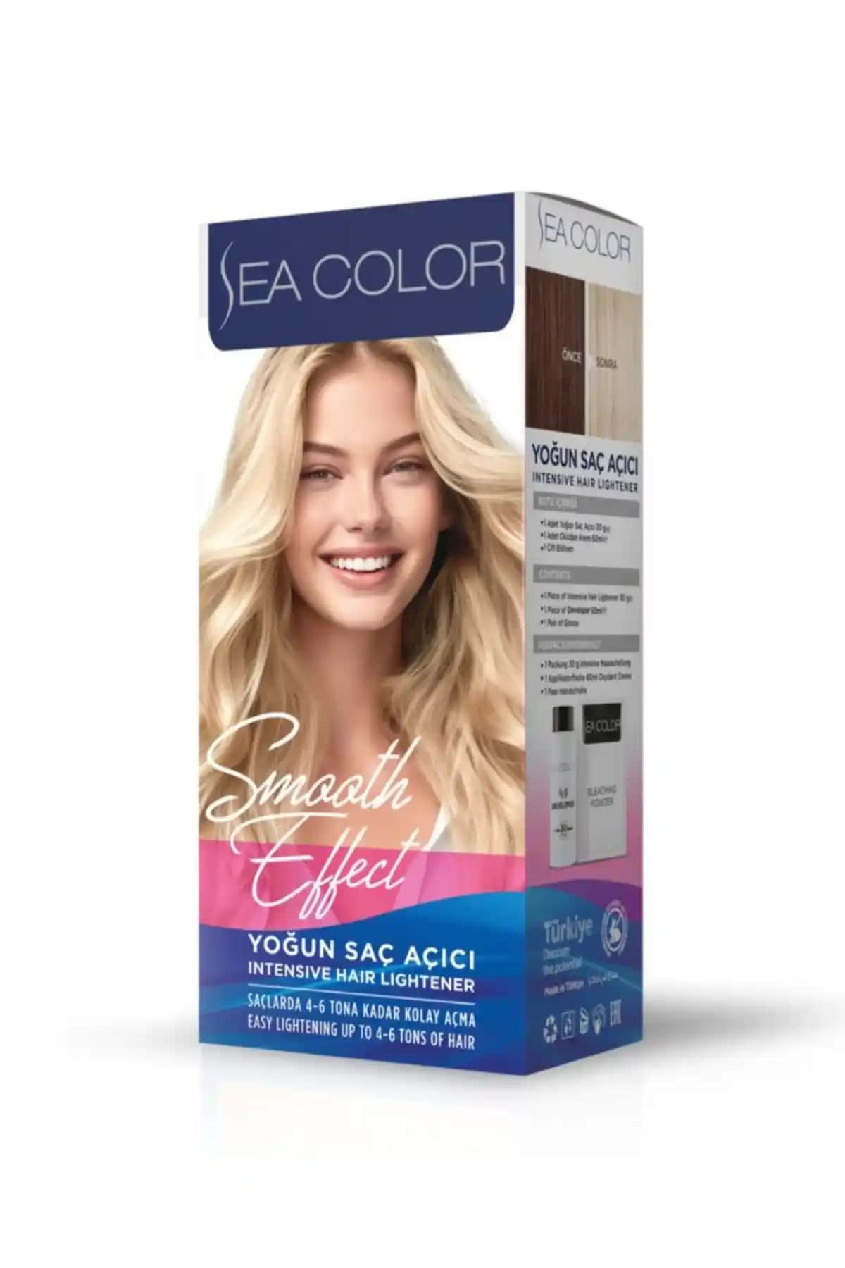 Sea Color Smooth Effect Yoğun Saç Açıcı: Güvenle Saçlarınızı Açmanın Profesyonel Çözümü