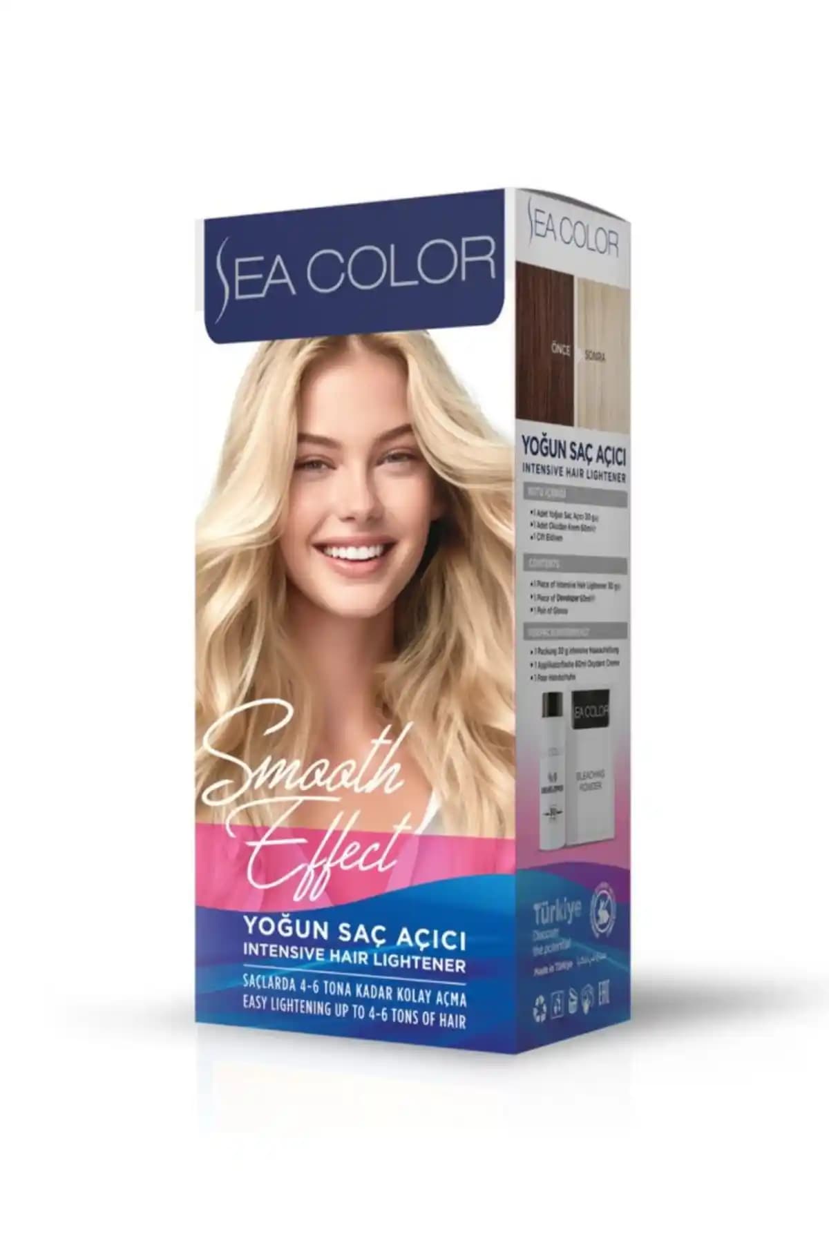 Sea Color Smooth Effect Yoğun Saç Açıcı: Güvenle Saçlarınızı Açmanın Profesyonel Çözümü