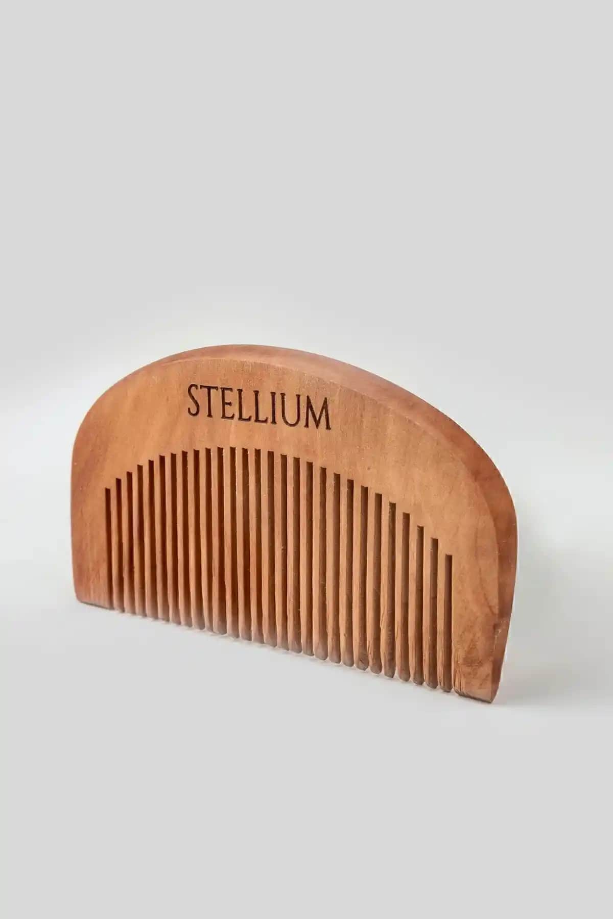 STELLIUM % 100 Doğal Ahşap Şimşir Tarak ile Saç Sağlığınızı Koruyun