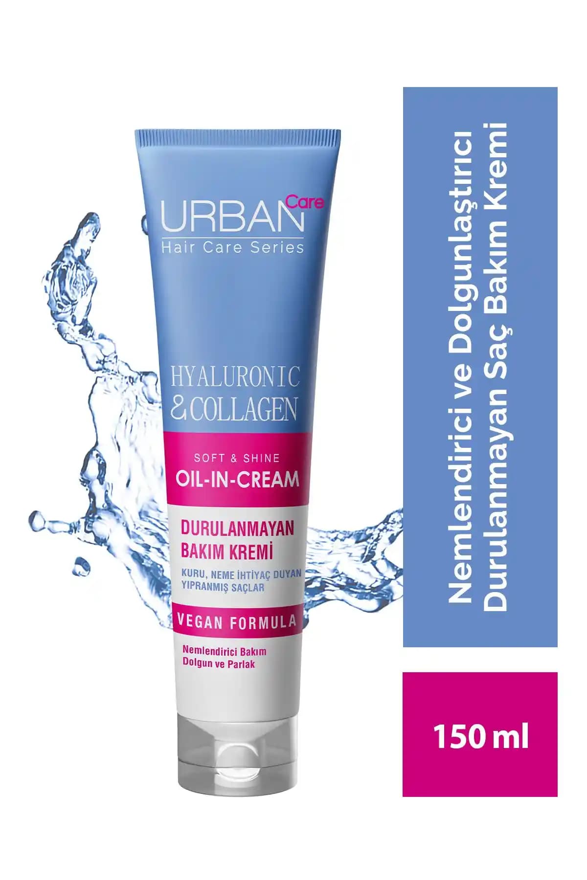 Urban Care Hyaluronik Asit ve Kolajen İçeren Saç Kremi Kuru ve Yıpranmış Saçlar İçin