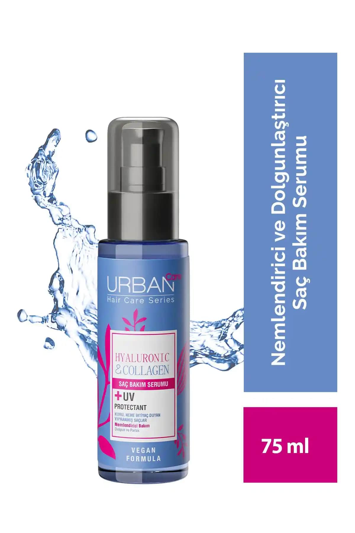 Urban Care Hyaluronik Asit ve Kolajen Serumu ile kuru ve yıpranmış saçlara doğal bakım