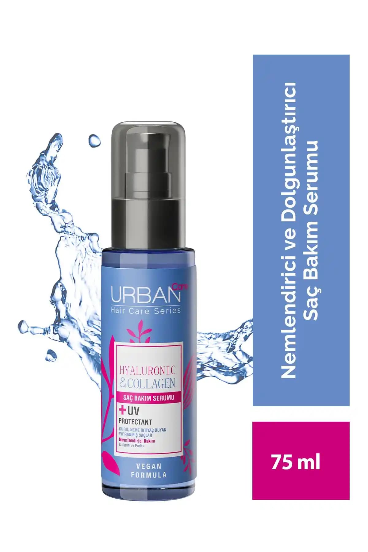 Urban Care Hyaluronik Asit ve Kolajen Serumu ile kuru ve yıpranmış saçlara doğal bakım