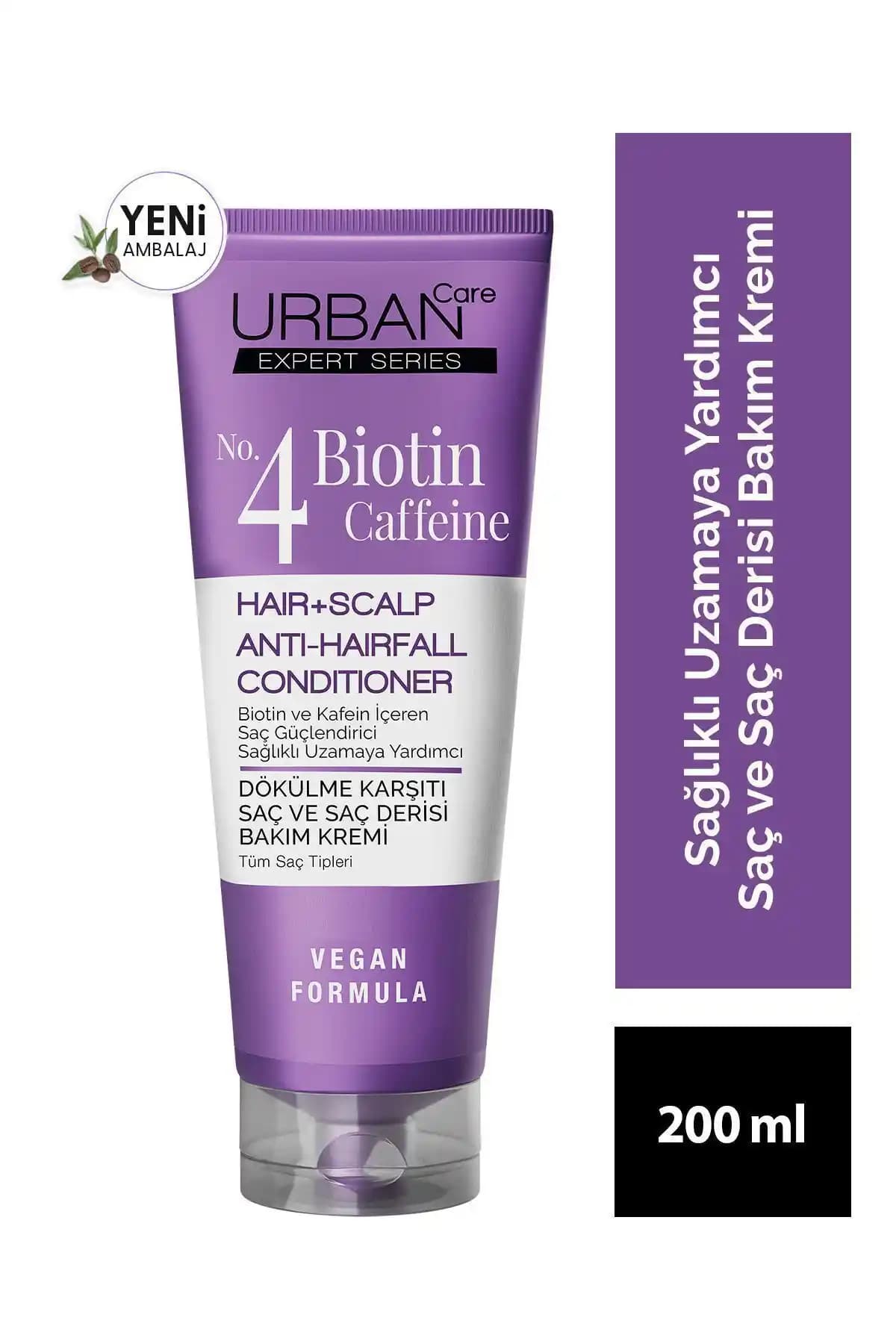 Urban Care No. 4 EXPERT Serisi Biotin ve Kafeinli Dökülme Karşıtı Saç Kremi Ürün Tanıtımı ve Faydaları