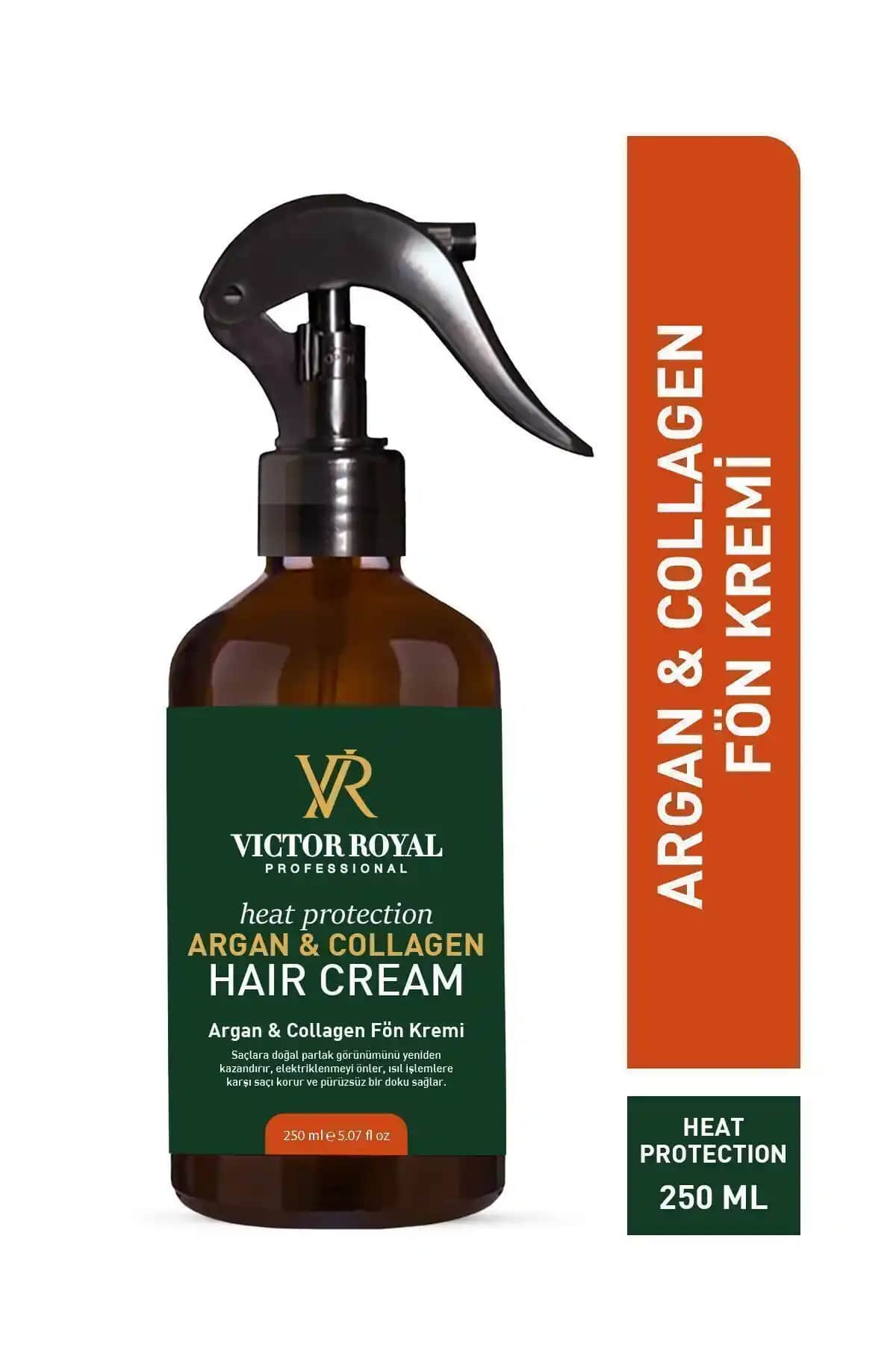 Victor Royal Isıya Karşı Koruyucu ve Kolajen İçeren Saç Spreyi - Günlük Bakım ve Koruma Ürünü